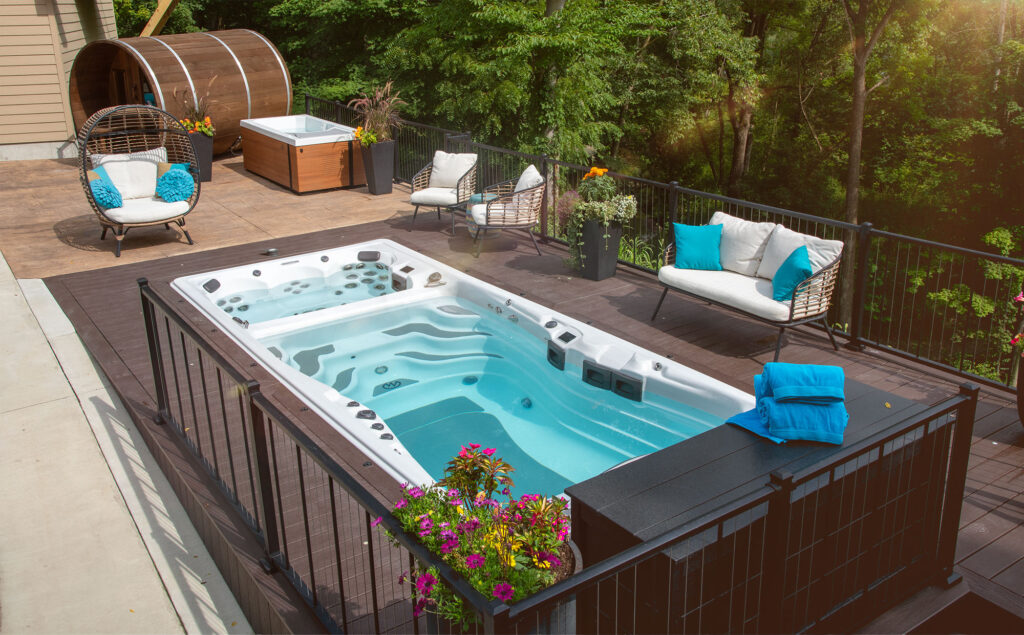 pool spa backyard ideas