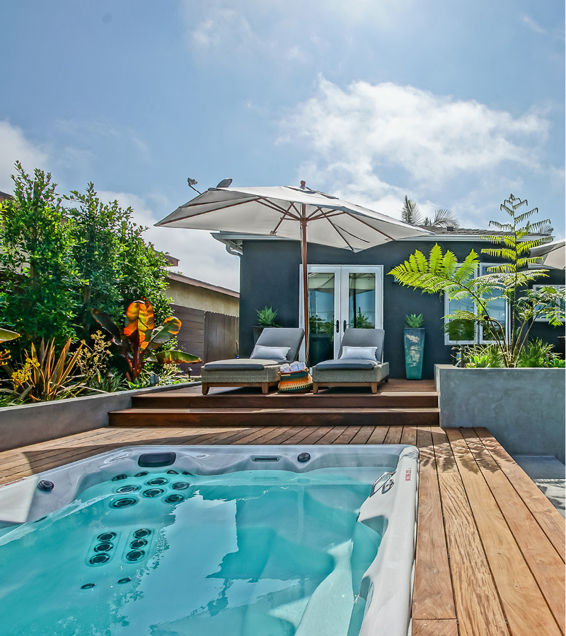 Backyard Ideas  Where should I put a Swim Spa?