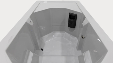 View of the inside of a Renegade cold tub