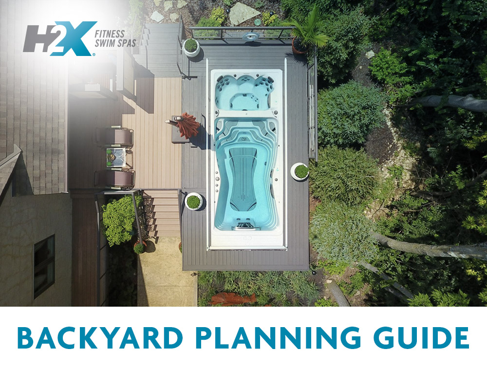 MasterSpas Swim Spa Backyard Planning Guide PDF Cover.