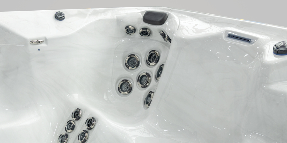 H2X Fitness Swim Spa therapy jets.